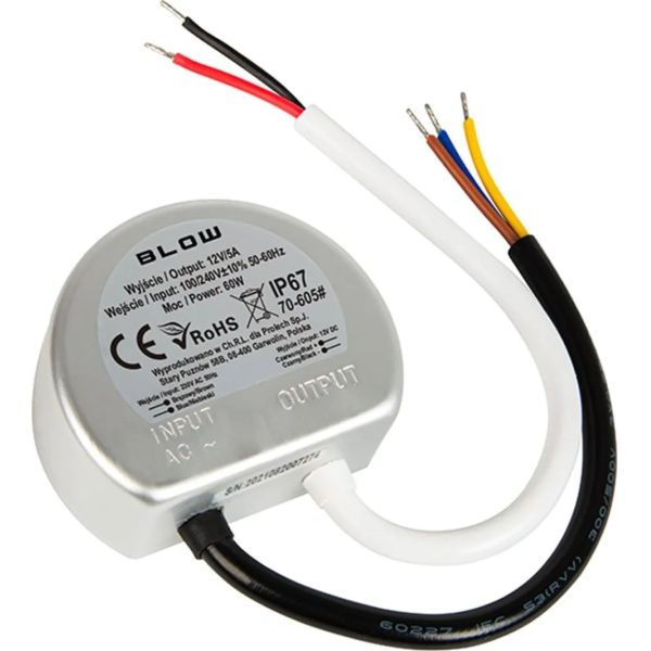 Dopuszkowy zasilacz do taśmy LED BLow